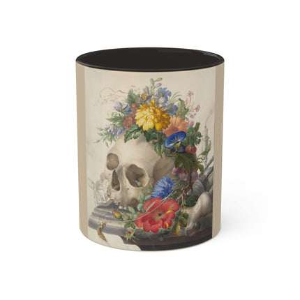 Vanitas Still Life by Herman Henstenburgh Colorful Mugs, 11oz