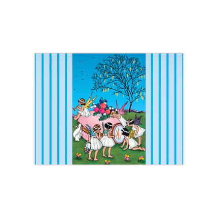 Enchanted Easter Gathering Ceramic Tile