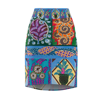 Floral Design by Emile-Alain Séguy Women's Pencil Skirt (AOP)