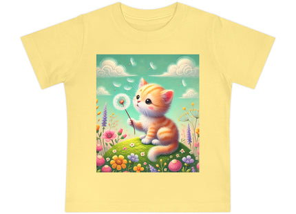 Kitten’s Whispers of Spring Baby Short Sleeve T-Shirt
