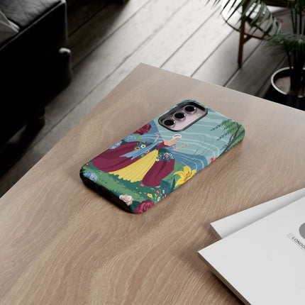 🌹🌿 The Willow Garden Promenade Phone Case – Art Deco Floral Elegance