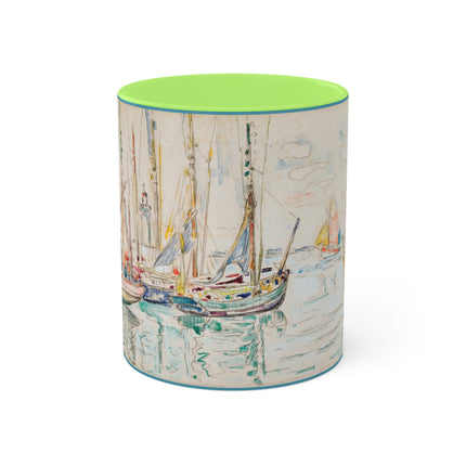 Groix by Paul Signac Colorful Mugs, 11oz