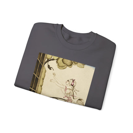 Sur talons rouges (On Red Heels) pl 02 by Gerda Wegener Heavy Blend™ Crewneck Sweatshirt