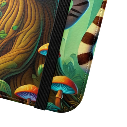 🐅🌿 Silent Stripes Flip Case – Stealth, Grace & Enchanted Forest