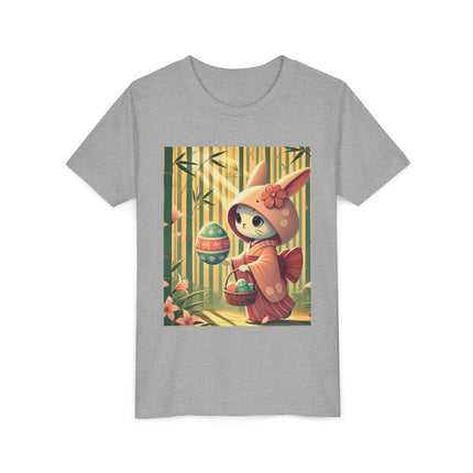 Geisha Kitten’s Easter Stroll Youth Short Sleeve Tee