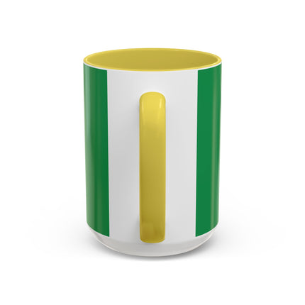 🍀🎄 The Emerald Holly Christmas Colorful Mug – Art Deco Holiday Elegance