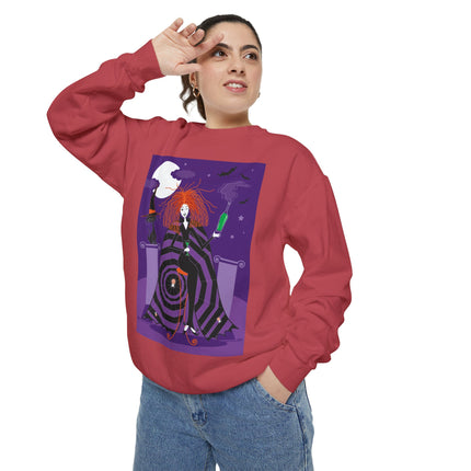 Mystic Elegance Unisex Garment-Dyed Sweatshirt