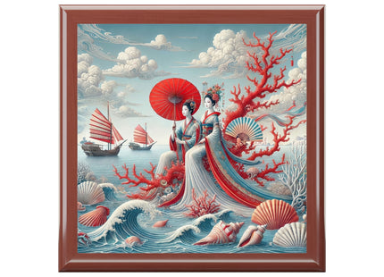 Ladies by the Quiet Sea Jewelry Box