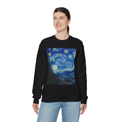 The Starry Night by Vincent Van Gogh Heavy Blend™ Crewneck Sweatshirt