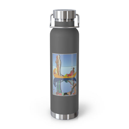 Le long du Missouri (Indian couple on the Missouri River) by George Barbier Copper Vacuum Insulated Bottle, 22oz