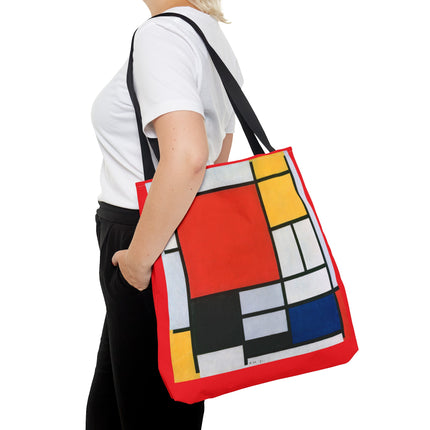 Composition with Red, Yellow, Blue, and Black by Piet Mondrian Tote Bag (AOP)
