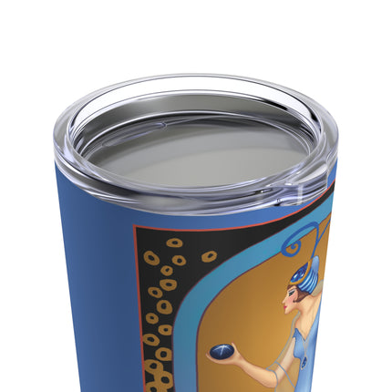 September & Sapphire (from the Gem Series) by Sofia Chiostri Tumbler 20oz