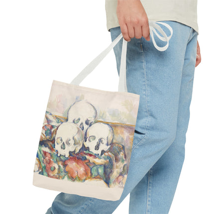 The Three Skulls by Paul Cézanne Tote Bag (AOP)