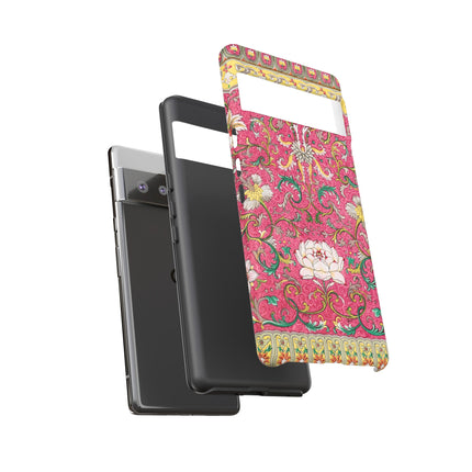 Pink Floral Pattern by Owen Jones Phone Cases