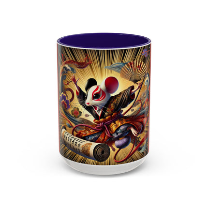 Theatrical Mouse on a Mission Colorful Mugs (11oz, 15oz)