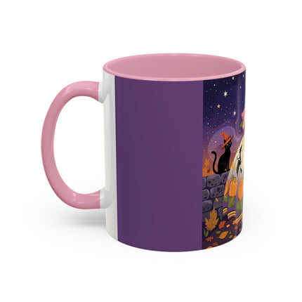 🎃🌙 The Pumpkin Moon Dress Colorful Mug – Whimsical Halloween Fashion