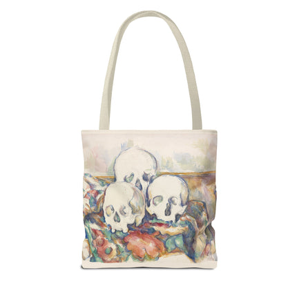 The Three Skulls by Paul Cézanne Tote Bag (AOP)