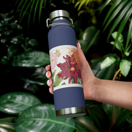 Dahlia by Tanigami Kônan Copper Vacuum Insulated Bottle, 22oz