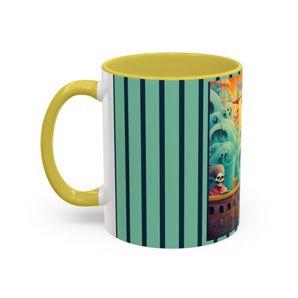 Skeleton Crew of the Misty Seas Colorful Mugs (11oz, 15oz)