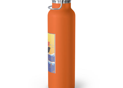 Golden Seas and Whimsical Dreams Copper Vacuum Insulated Bottle, 22oz