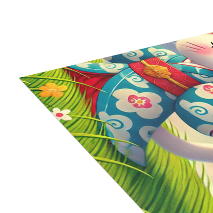 Geisha Kitten and the Dragon Kite Postcard Bundles (envelopes included) - Bundles of 10, 30, 50 Pieces