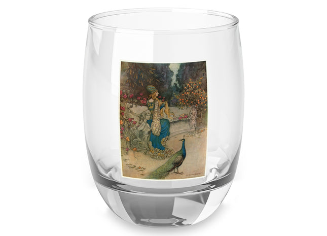 Preziosa in the Garden by Warwick Goble Whiskey Glass