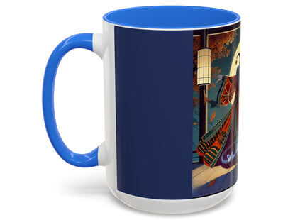 Court Magician with Ghost Butterflies Colorful Mugs (11oz, 15oz)