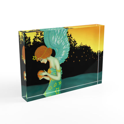 Twilight Angel Acrylic Art Block