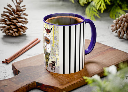 Wrapped in Elegance Colorful Mugs (11oz, 15oz)