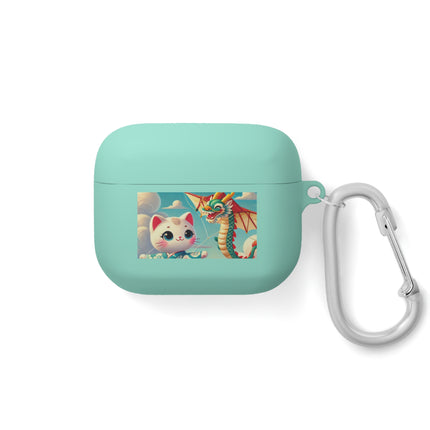 Geisha Kitten and the Dragon Kite AirPods and AirPods Pro Case