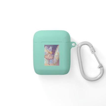 Enchanted Mirror Reflections – Pastel Fairy Art AirPods Case