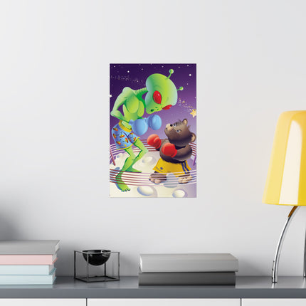 Cosmic Clash Premium Matte Vertical Posters