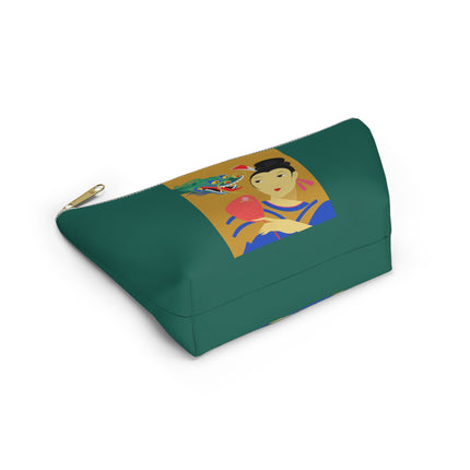 Dragon Fan Cosmetic Bag – Bold Chinese Fantasy & Elegant Strength