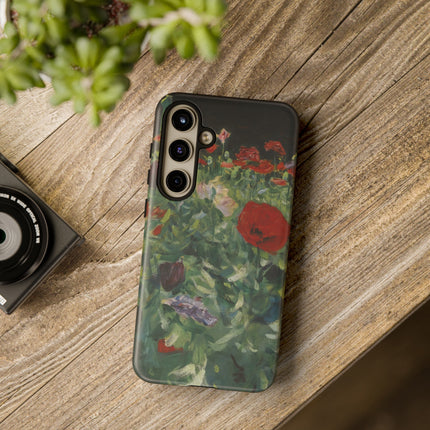 Poppies (A Study of Poppies for Carnation, Lily, Lily, Rose) by John Singer Sargent Phone Cases