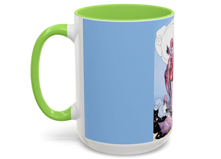 Goddess of the Swirling Sea Colorful Mugs (11oz, 15oz)