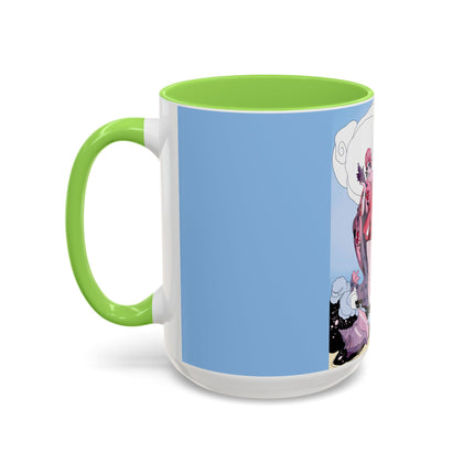 Goddess of the Swirling Sea Colorful Mugs (11oz, 15oz)