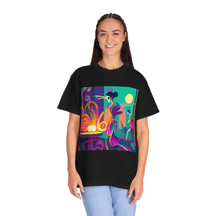 Dance of the Skeleton Ballerinas Unisex Garment-Dyed T-shirt
