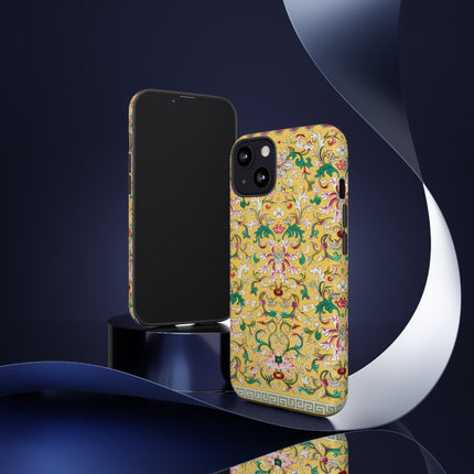 Yellow Botanical Pattern by Owen Jones Phone Cases