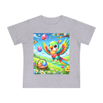 Easter Parrot Baby Short Sleeve T-Shirt