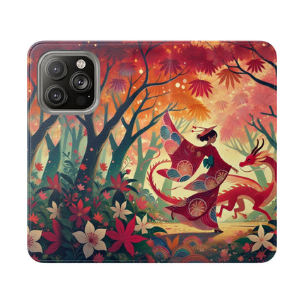 The Dragon Fairy’s Dance Flip Case – Enchanted Grace & Spring Magic
