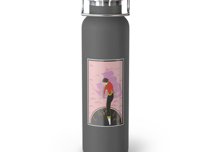 Woman Waiting for her Beloved at 1:59 by Kobayashi Kaichi Copper Vacuum Insulated Bottle, 22oz