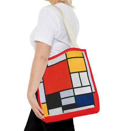Composition with Red, Yellow, Blue, and Black by Piet Mondrian Tote Bag (AOP)