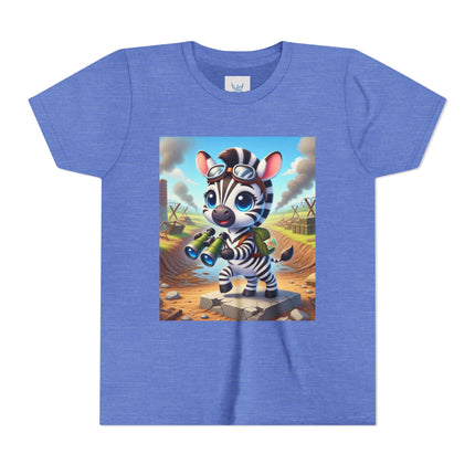 Zebra Lookout Youth Short Sleeve Tee