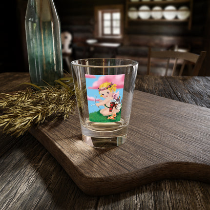 Cupid's Aim Shot Glass, 1.5oz