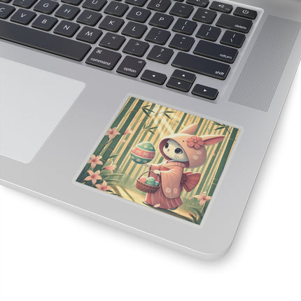Geisha Kitten’s Easter Kiss-Cut Stickers (4 Sizes)