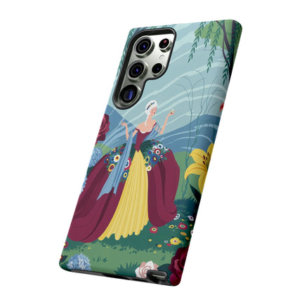 🌹🌿 The Willow Garden Promenade Phone Case – Art Deco Floral Elegance