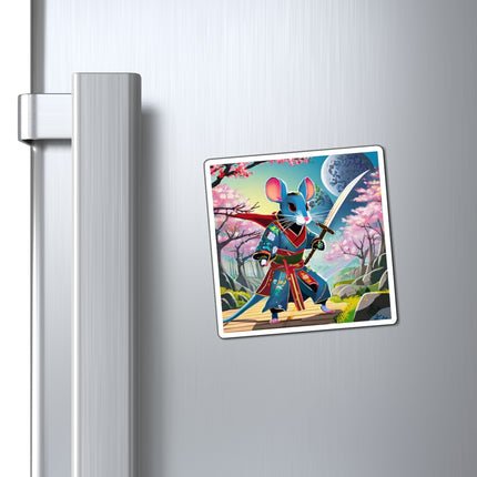 Cyber Samurai Rat Magnet (3 Sizes)