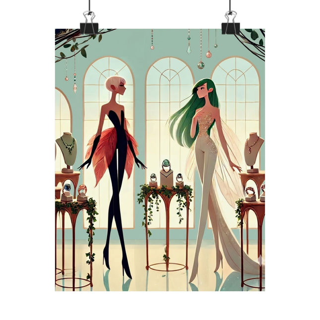 ✨🧚 Fairy Treasures Matte Vertical Poster – Sparkle, Wonder & Enchanted Friendship