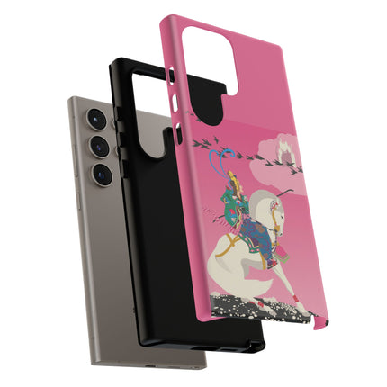Samurai Princess on the White Steed Phone Case – Epic Grace & Mythic Power