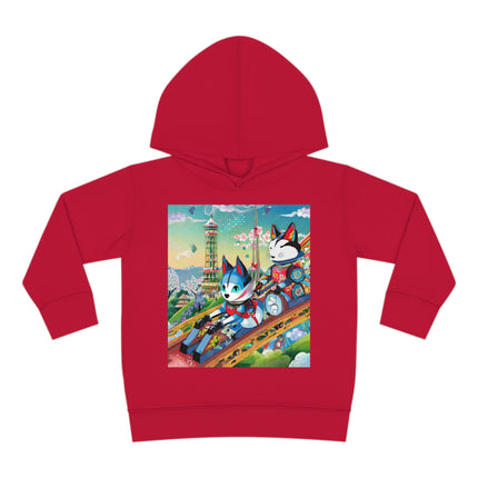 Kitsune Carnival Toddler Pullover Fleece Hoodie